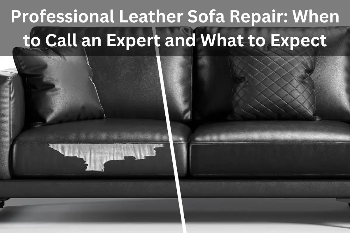 Read more about the article Professional Leather Sofa Repair: When to Call an Expert and What to Expect